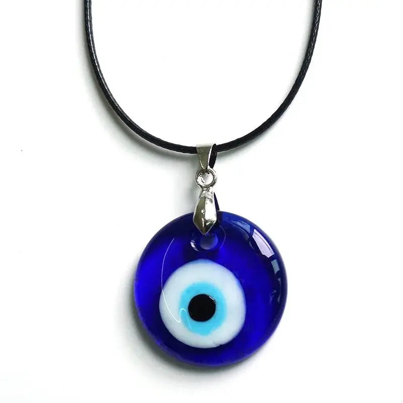Evil Eye Necklace | Blue Pendant | Turkish | Nazar | Mal de Ojo | Protection | Jewelry | Gift Crystal Eyes It