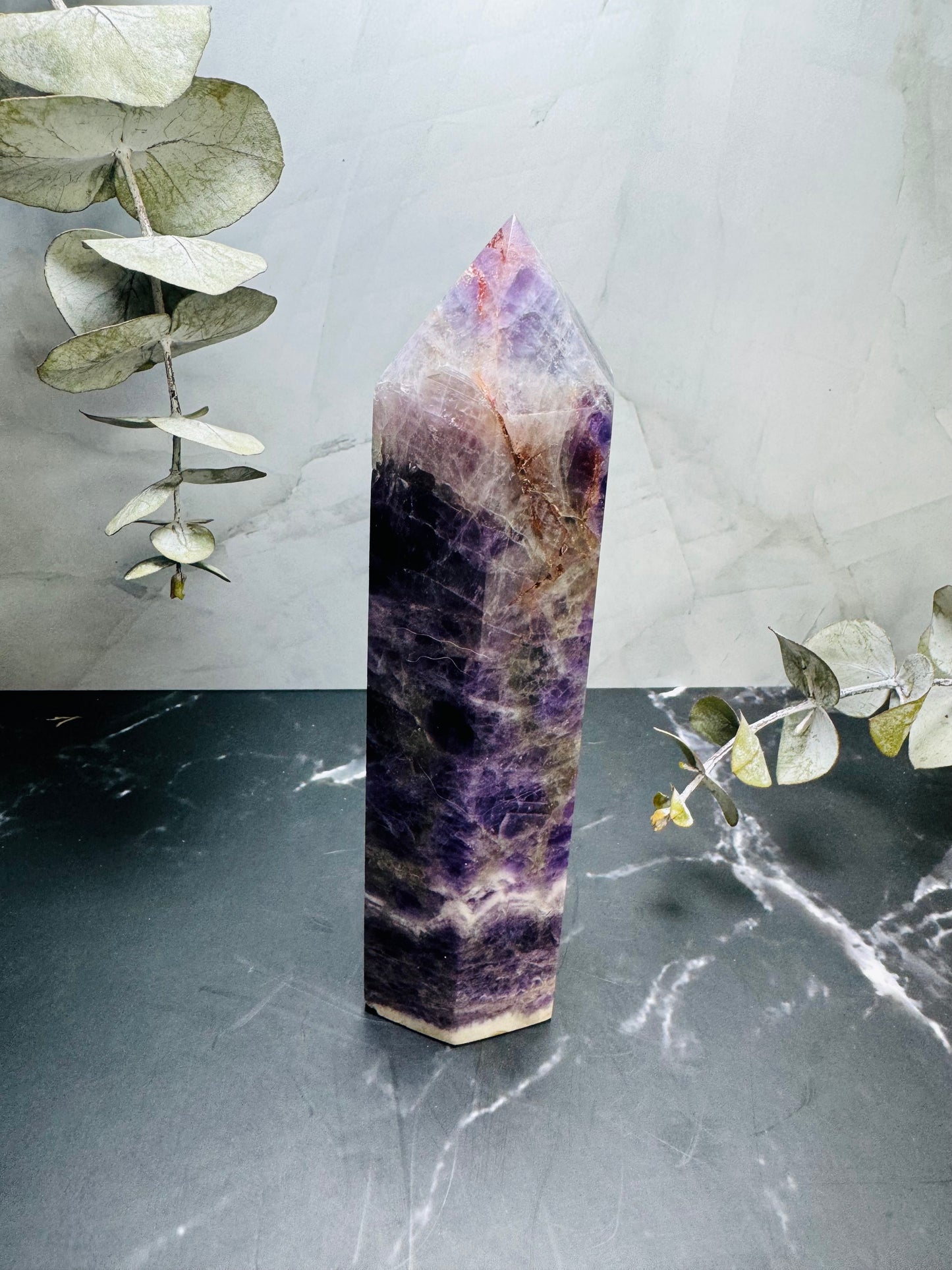 Amethyst Tower | Wand | Crystal | Natural | Decoration | Gift Crystal Eyes It