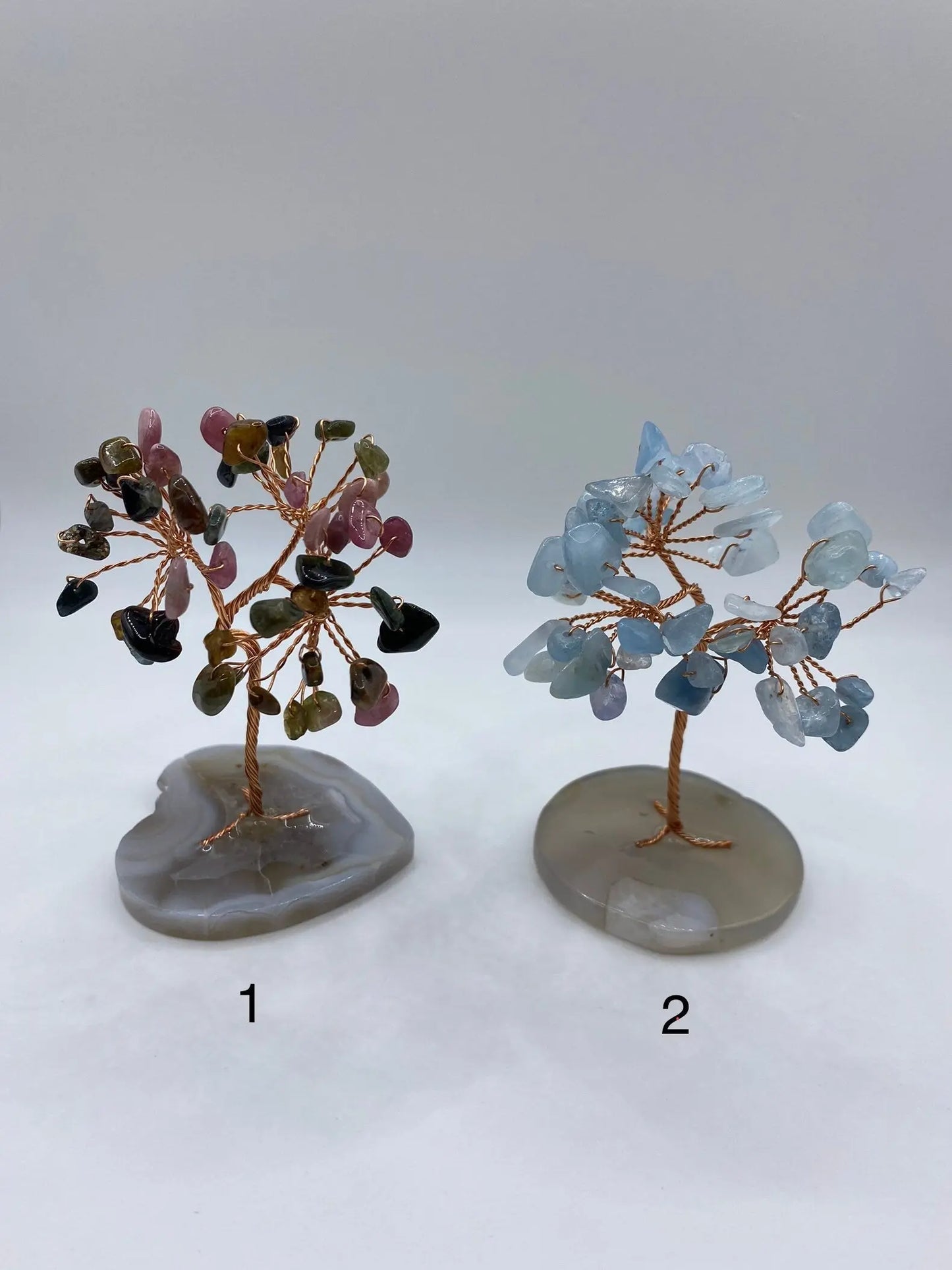 Mini Crystal Trees | Gemstone | Chakra | Good Luck | Healing | Altar Decor | Gift Crystal Eyes It