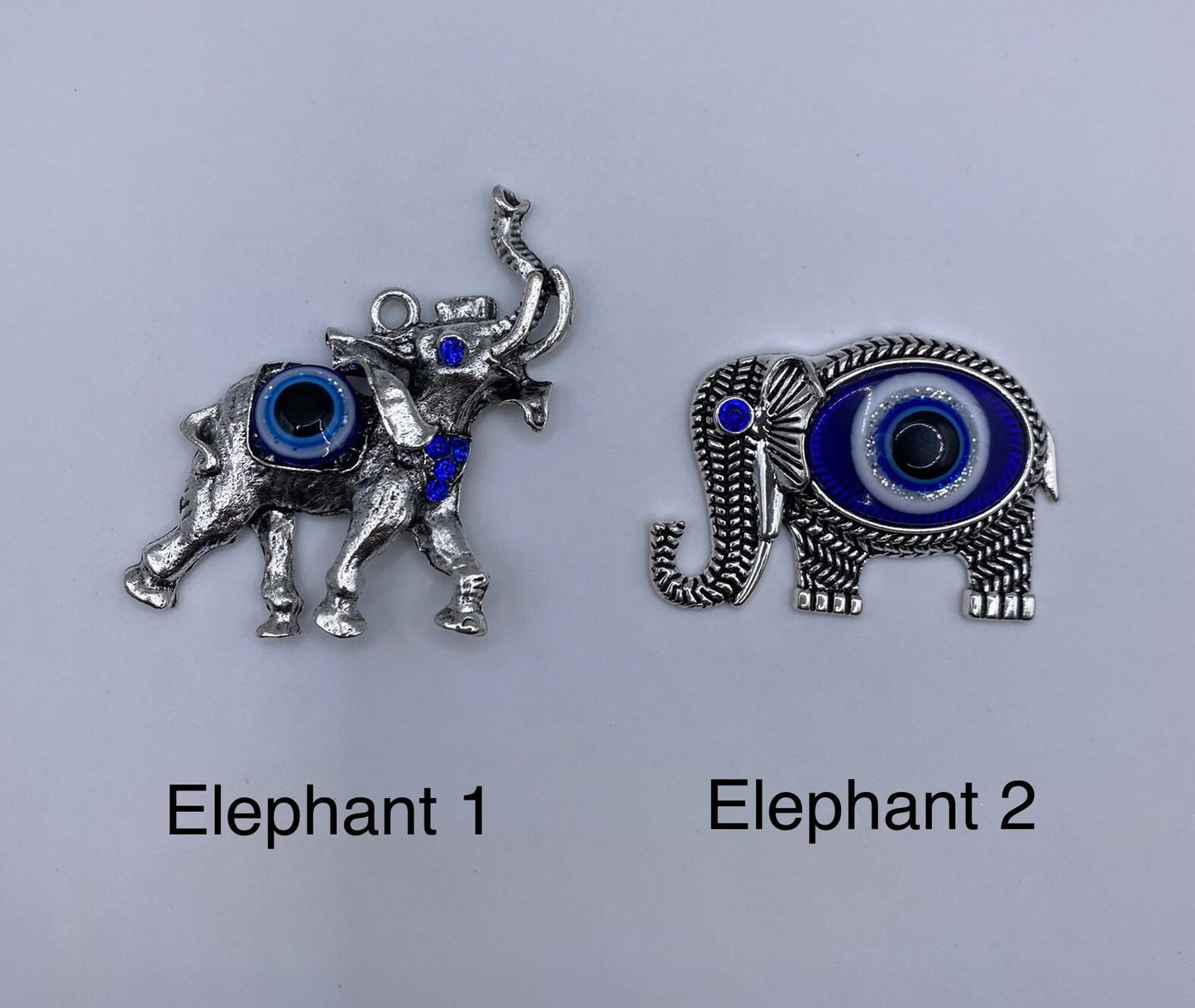 Evil Eye Magnet | Elephant | Protection Magnet | Good Luck Magnet | Lucky Charm | Evil Eye Decor | Home Decor Crystal Eyes It