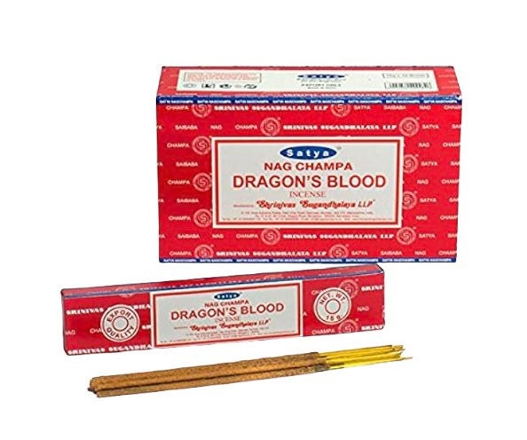 Dragons Blood Incense | Satya Incense | Incense Sticks | Incense Cones | Spiritual | Relaxing | Cleansing | Healing Crystal Eyes It