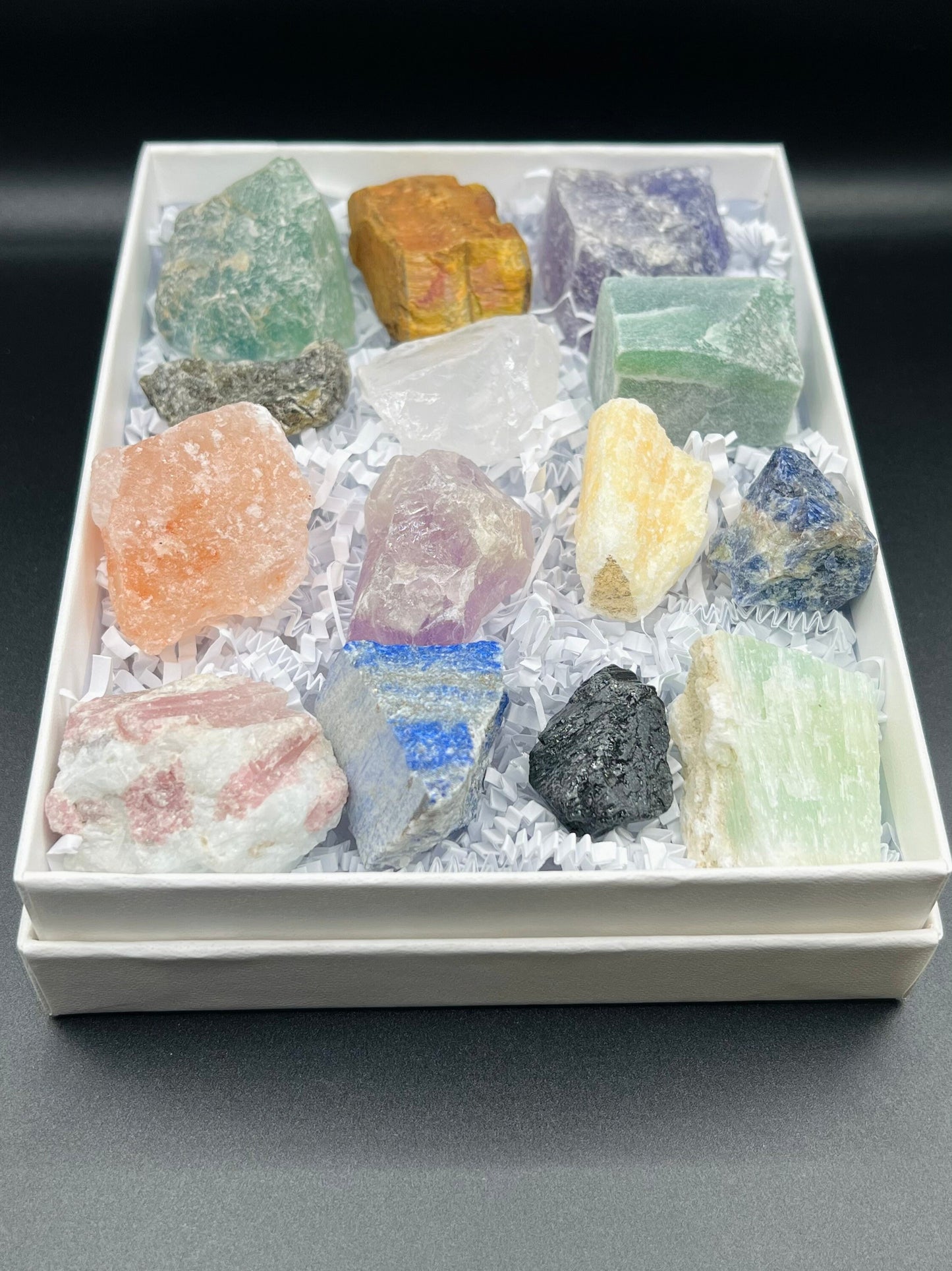 Mixed Crystals | Rough Stones | Gemstones | Gift Box | Valentines Day | Set | Multiple Pieces | Variety Pack | Random | Natural Crystal Eyes It