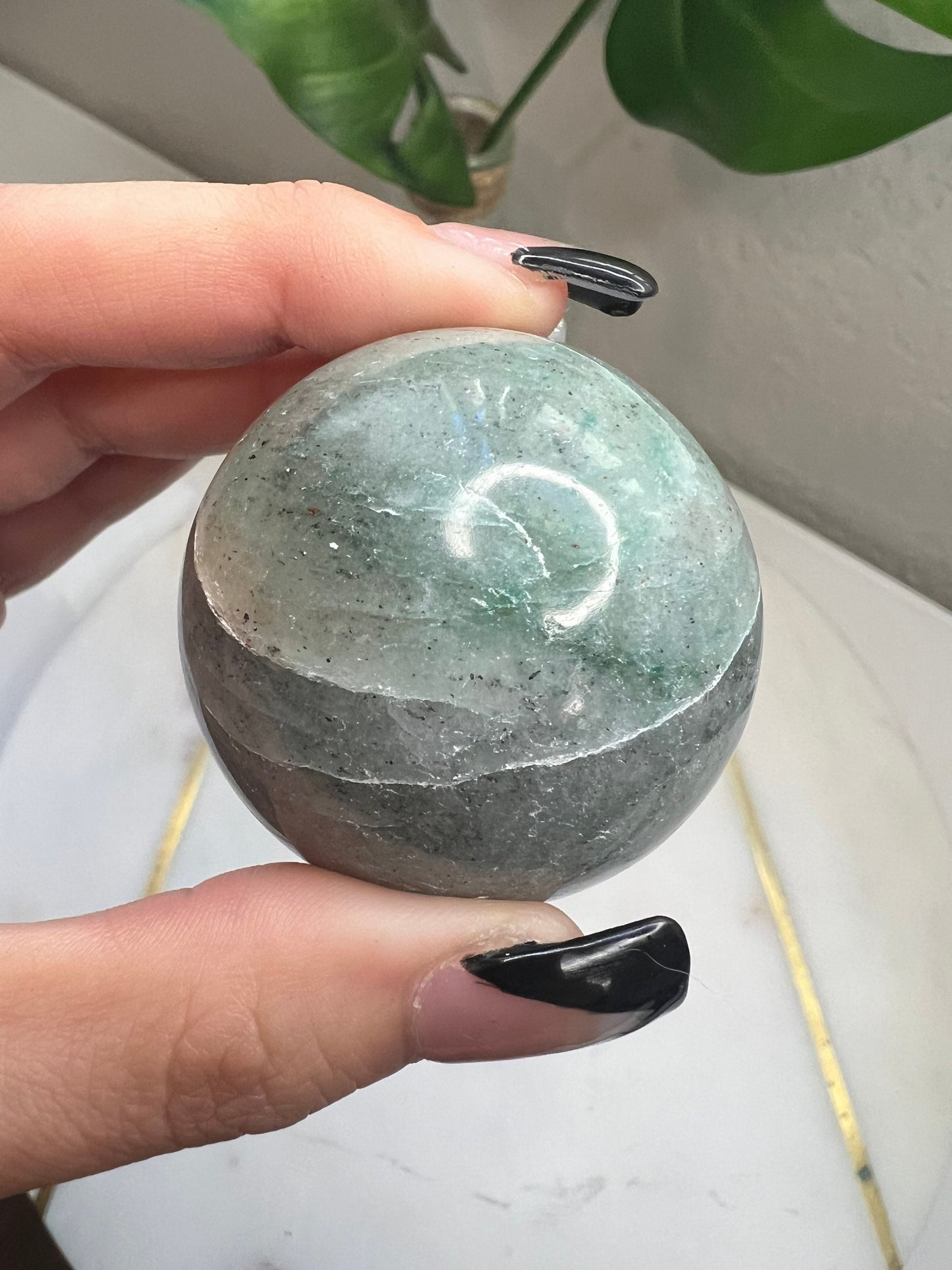 Ocean Jasper Crystal Sphere | Stone | Ball | Orb | Healing | Altar Decor | Gift Crystal Eyes It