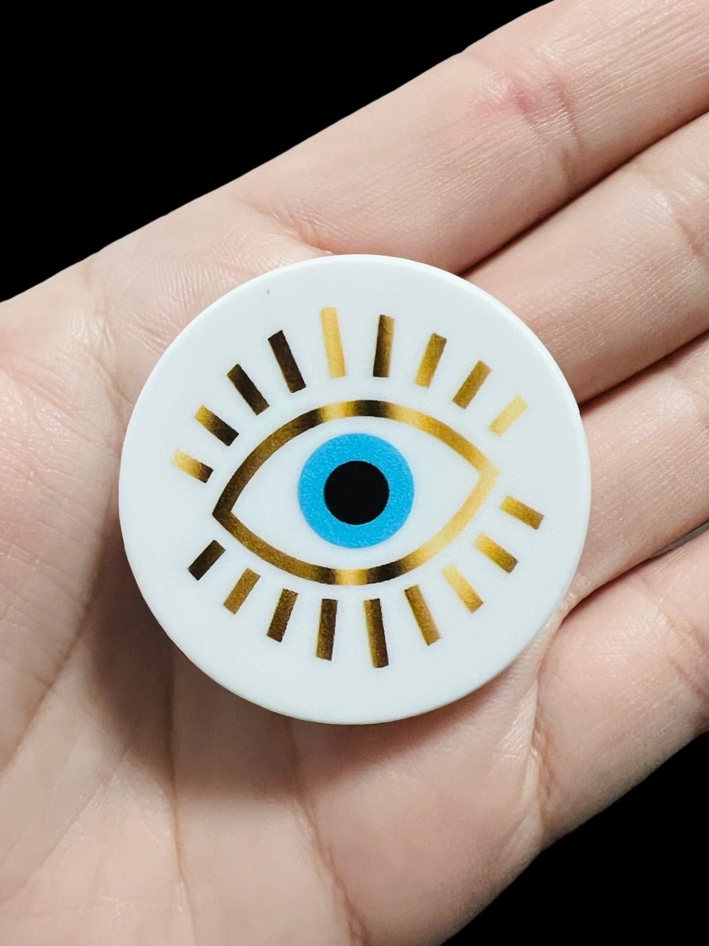 Evil Eye Phone Grip | Tablet | Stand | Holder | Accessory | Matiasma | Nazar | Mal de Ojo | Protection Symbol | Good Luck Charm | Talisman My Store