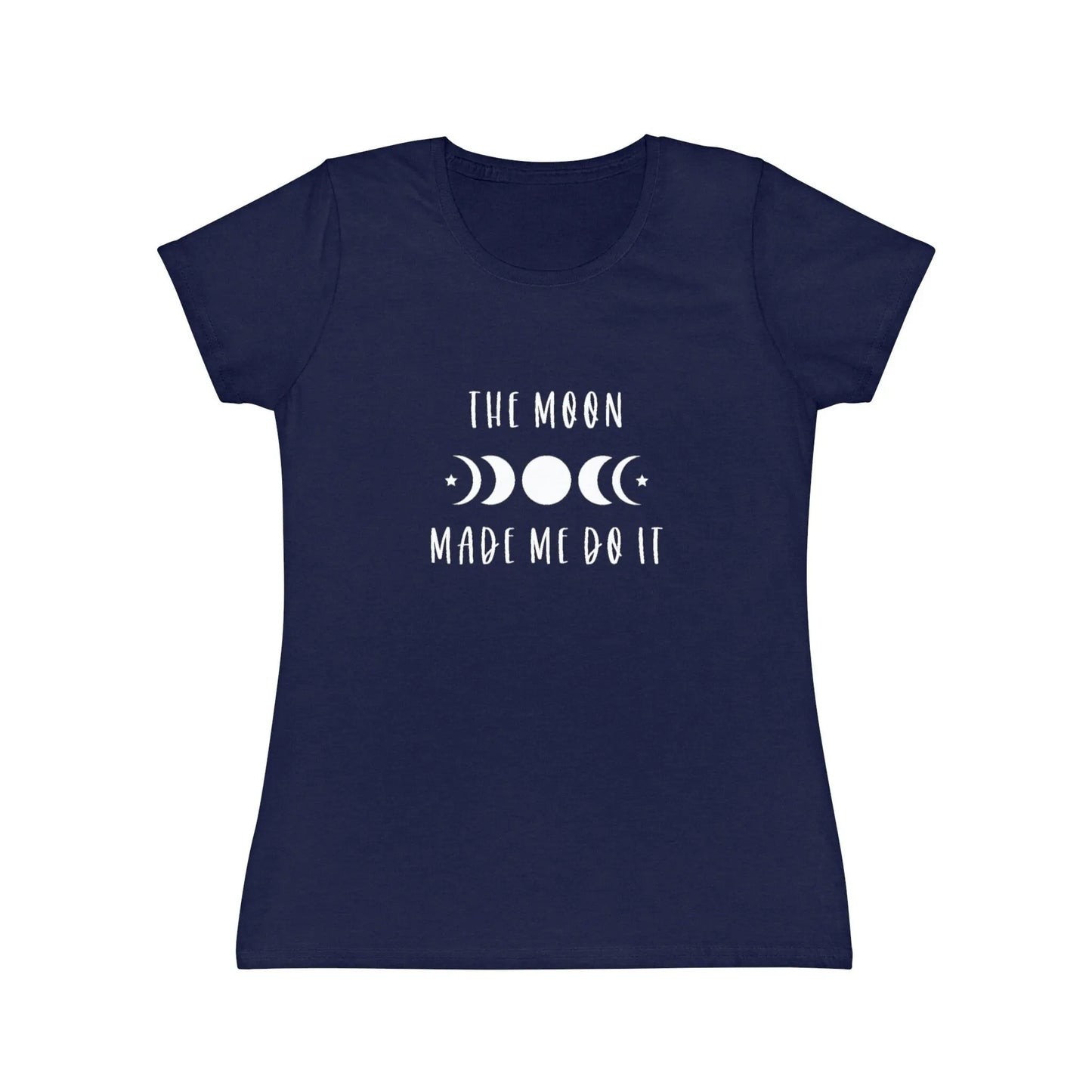Moon Phase T-Shirt | The Moon Made Me Do It Shirt | Women | Cotton | Crew Neck | Gift