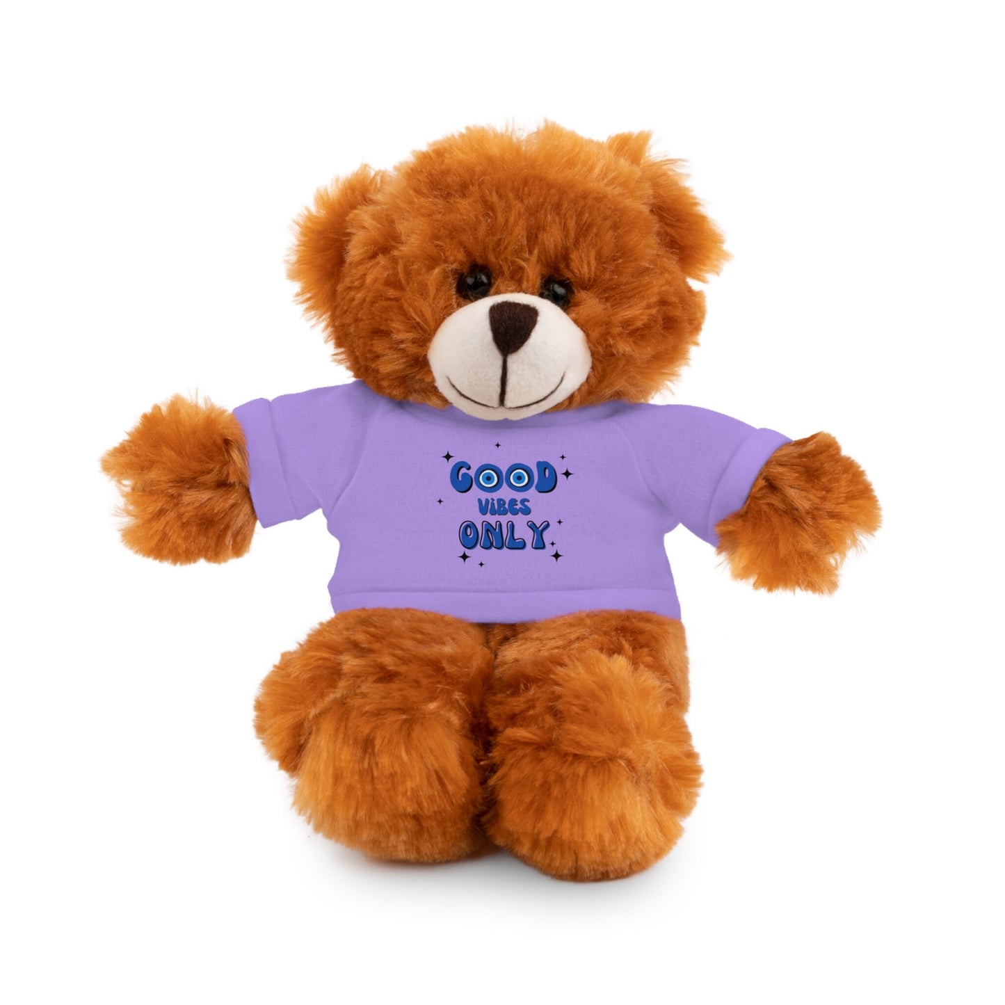 Stuffed Animal | Evil Eye Tee | Good Vibes Only | Get Well Soon | Children | Toy | Gift Crystal Eyes It