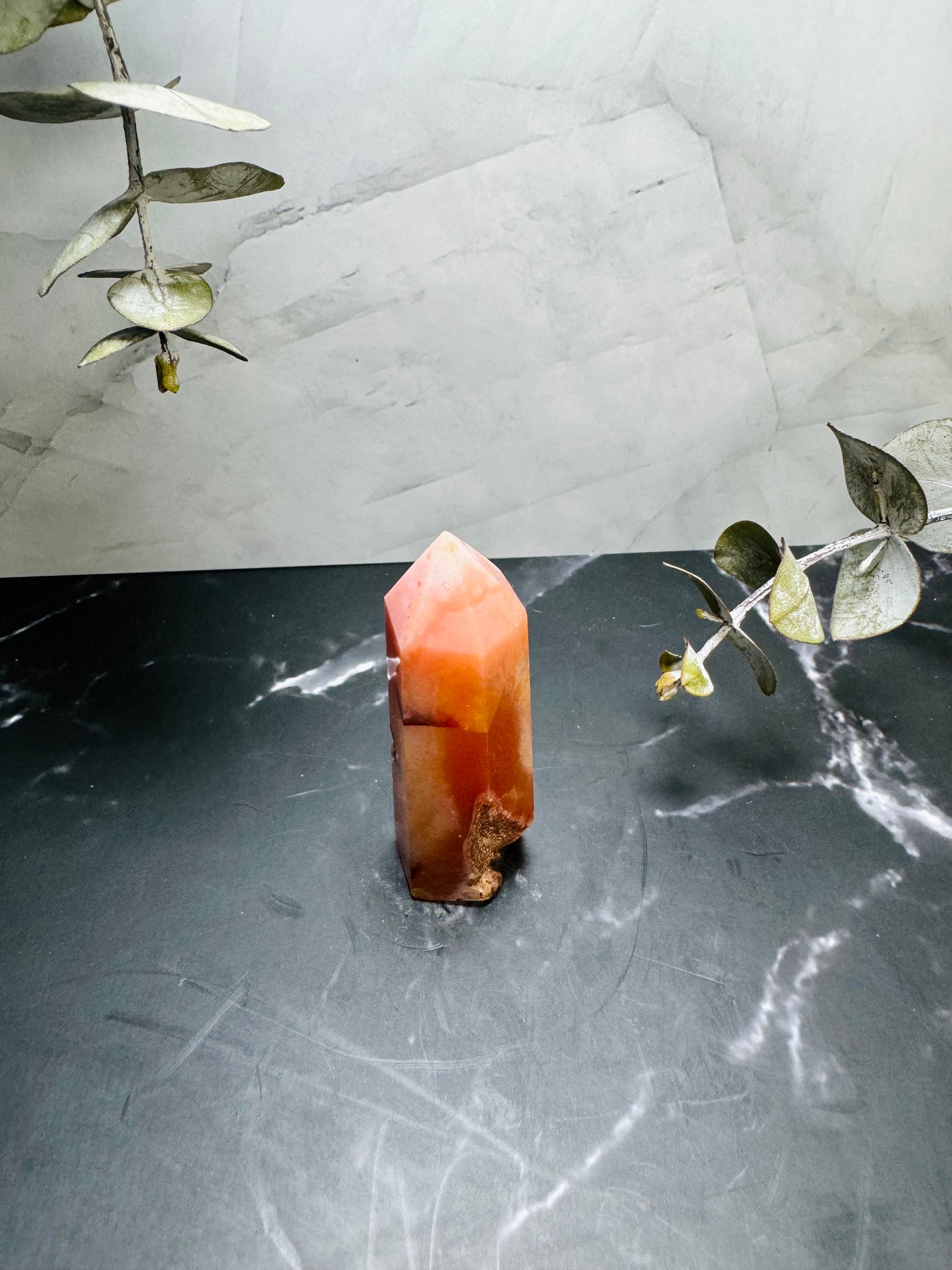 Carnelian Crystal Tower Point 2.5” | Small | Crystal Decor | Healing | Gift Crystal Eyes It