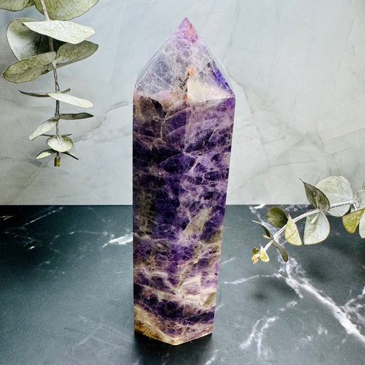 Amethyst Tower | Wand | Crystal | Natural | Decoration | Gift Crystal Eyes It