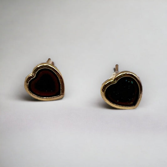 Mood Earrings | Heart | Color Changing | Temperature Changing | Stud | Unique | Kids | Fun | Gift Crystal Eyes It