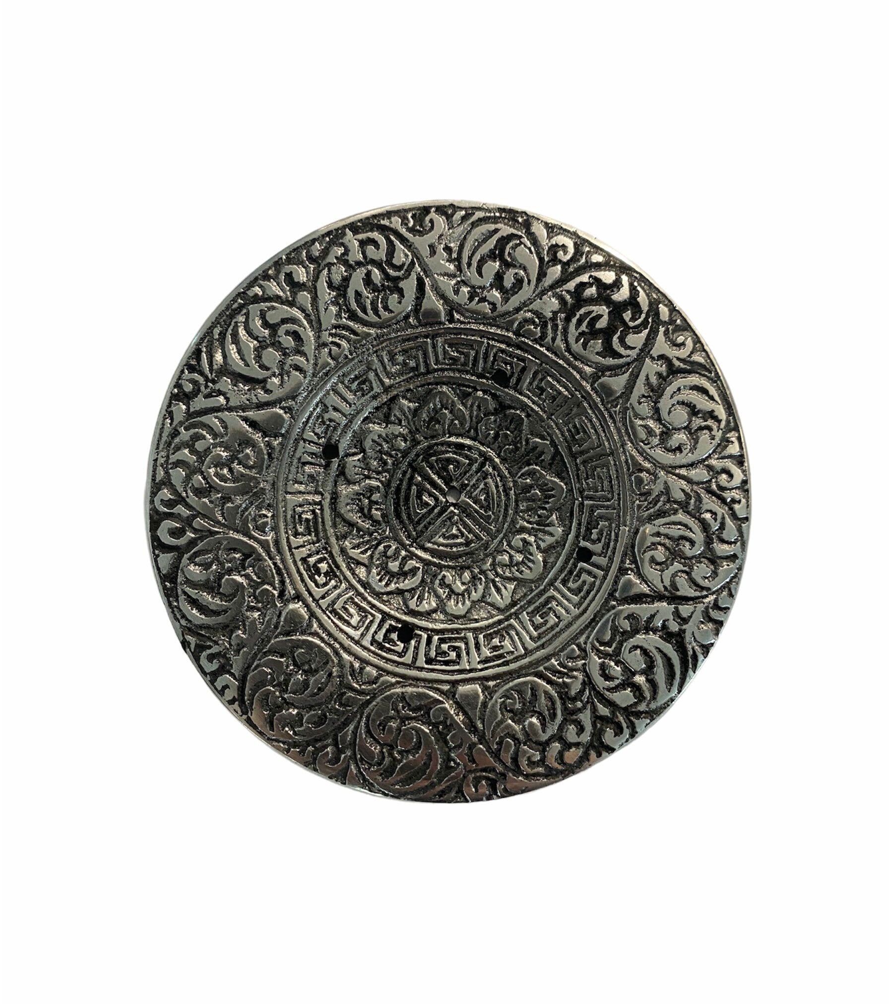 Incense Burner | Incense Holder | Tibetan Incense Burner | Round Incense Burner | Free Incense with Purchase Crystal Eyes It