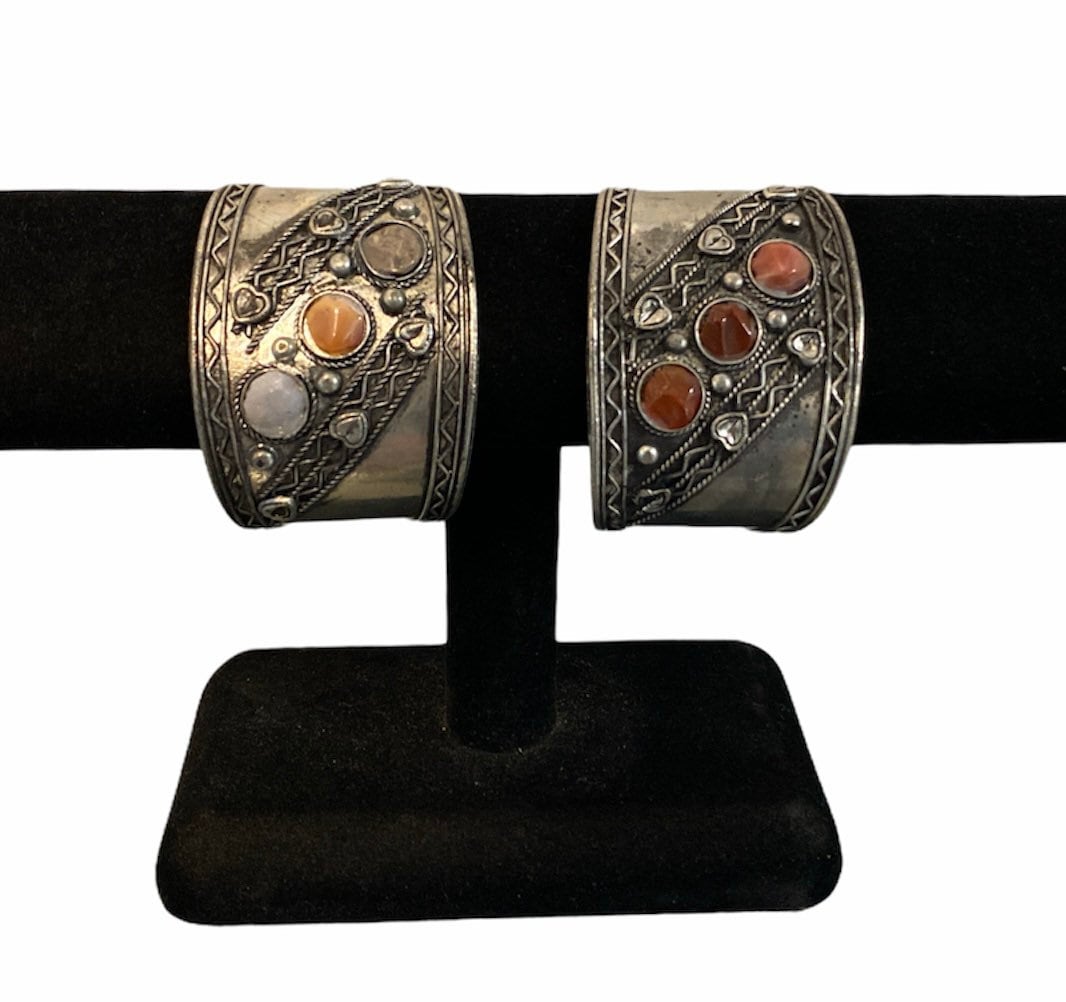 Cuff Bracelet | Boho Bracelet | Cuff with Gemstones Crystal Eyes It
