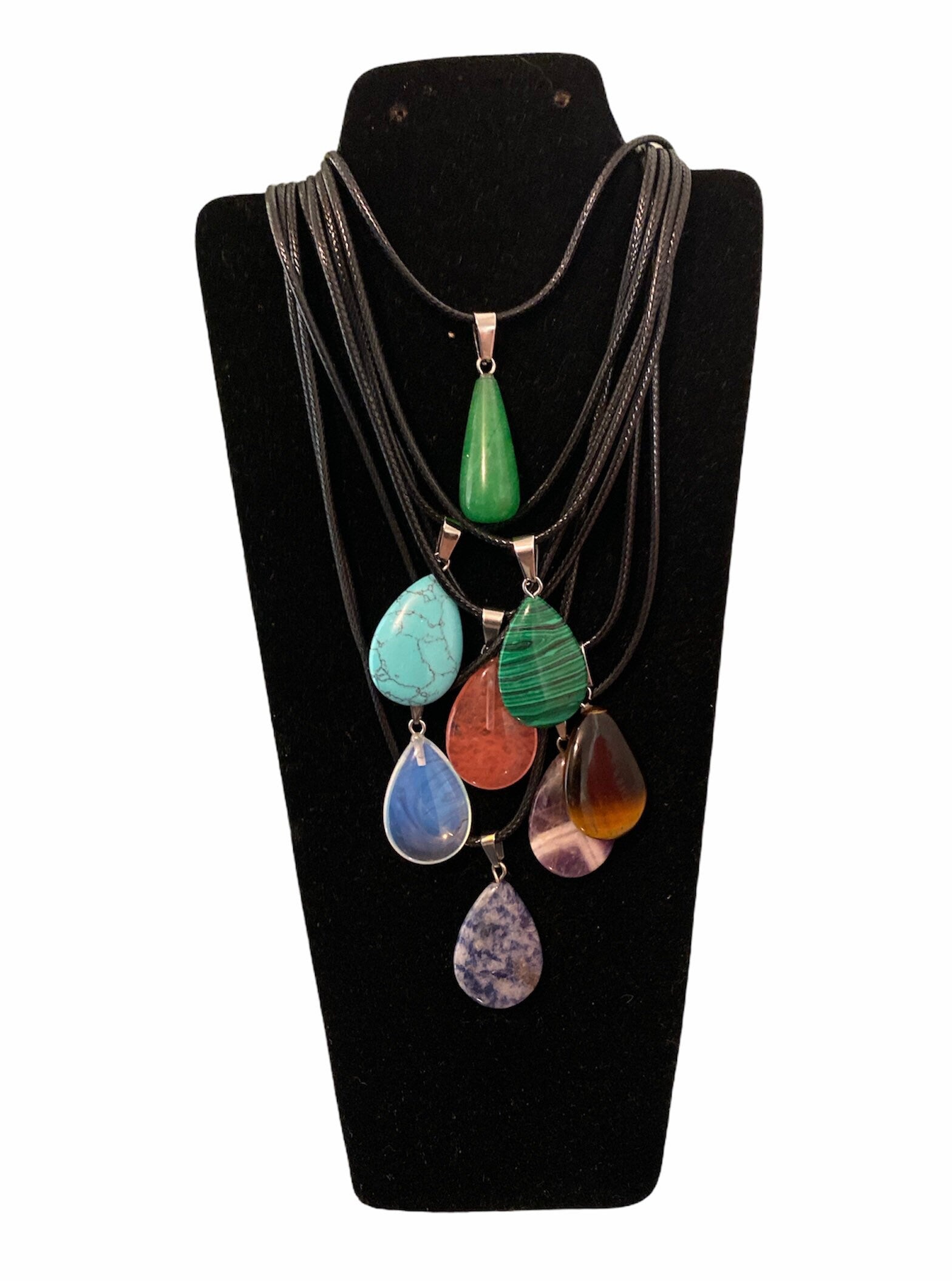 Crystal Necklace | Healing Crystal Stone Necklace | Random Crystal Crystal Eyes It