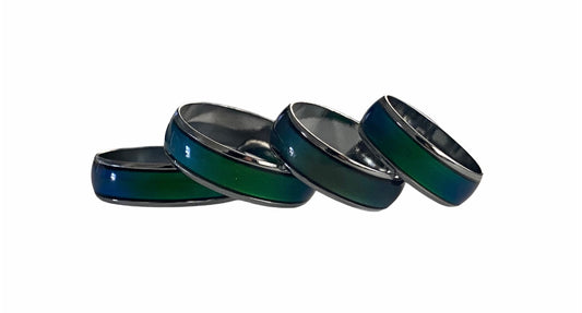 Mood Ring | Color Changing Ring | Energy Ring | 90s Style Ring | Retro Ring | Band Ring Crystal Eyes It