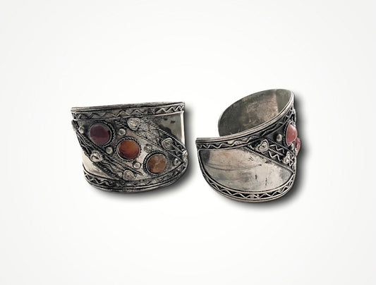 Cuff Bracelet | Boho Bracelet | Cuff with Gemstones Crystal Eyes It