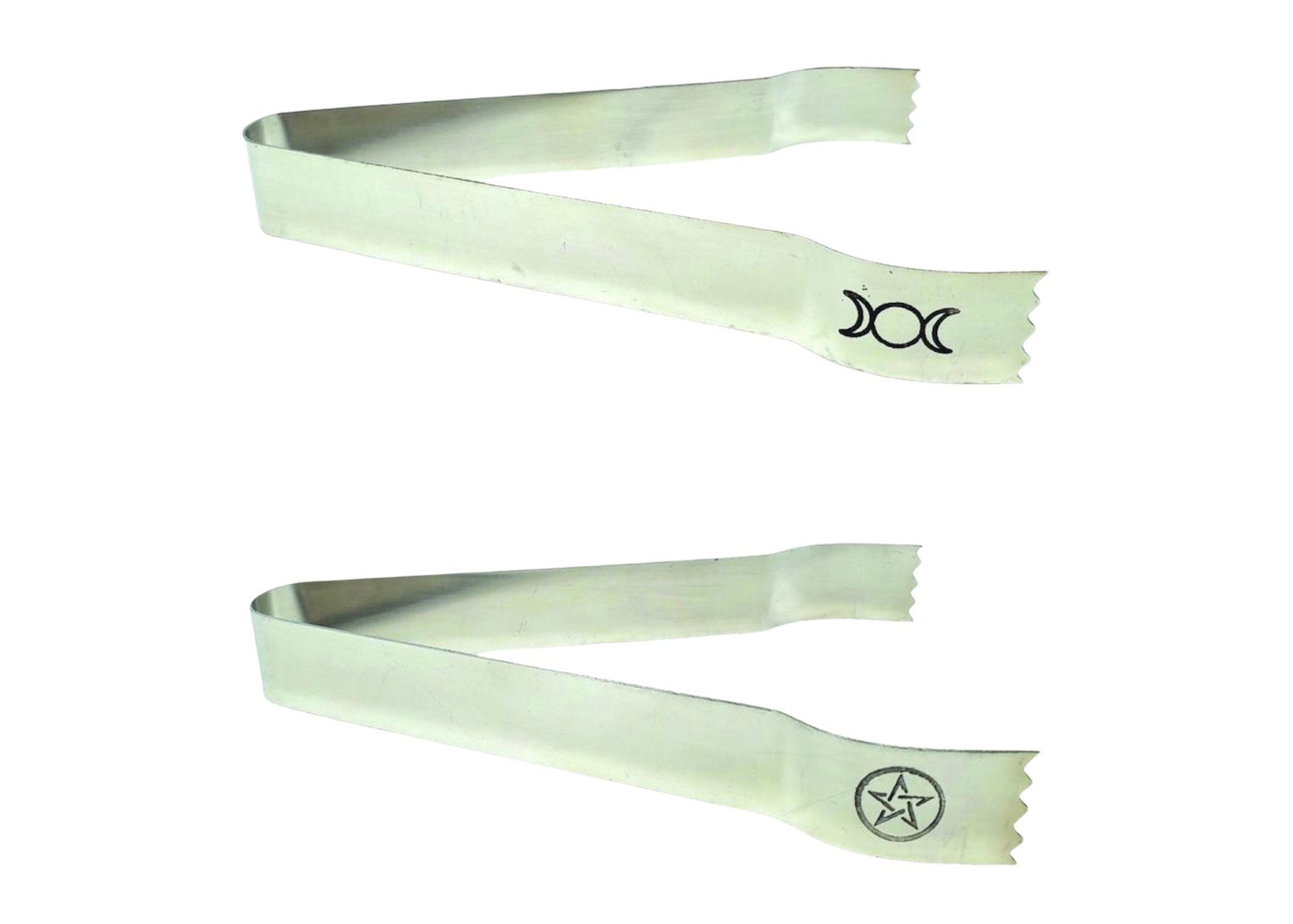 Tongs | Stainless Steel Tongs | Charcoal Tongs | | Triple Moon Tongs | Star Tongs | Pentagram Tongs Crystal Eyes It
