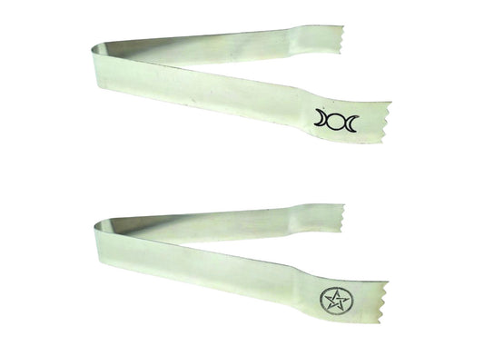 Tongs | Stainless Steel Tongs | Charcoal Tongs | | Triple Moon Tongs | Star Tongs | Pentagram Tongs Crystal Eyes It