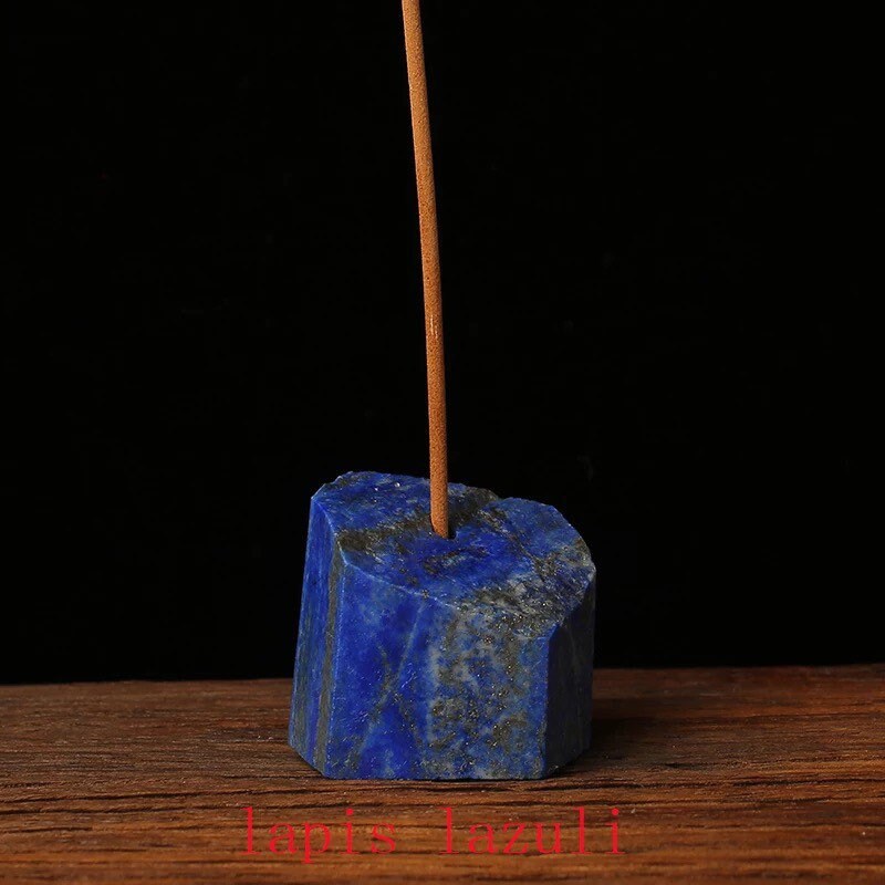 Crystal Incense Stick Holder | Rough Stone | Raw | Natural Stone | Altar Decor | Decoration | Gift Crystal Eyes It