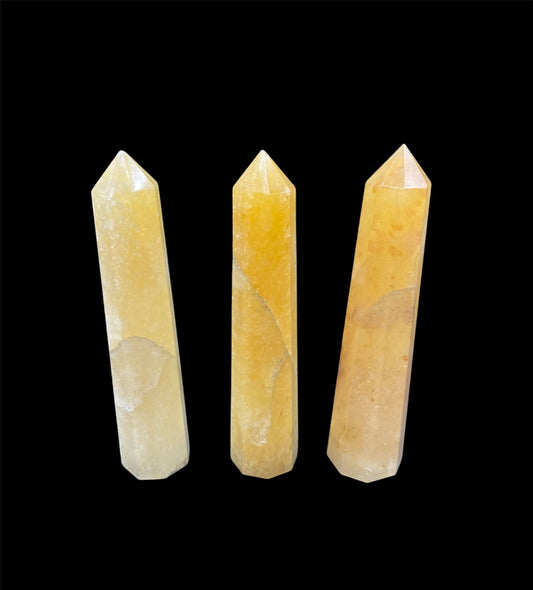 Orange Calcite Crystal Tower | Point | Wand | Natural | Healing | Meditation | Altar Decor | Gift Crystal Eyes It