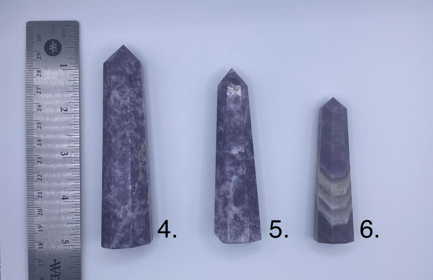 Amethyst Crystal Tower | Chevron | Point | Wand | Natural | Healing | Meditation | Altar Decor | Gift Crystal Eyes It