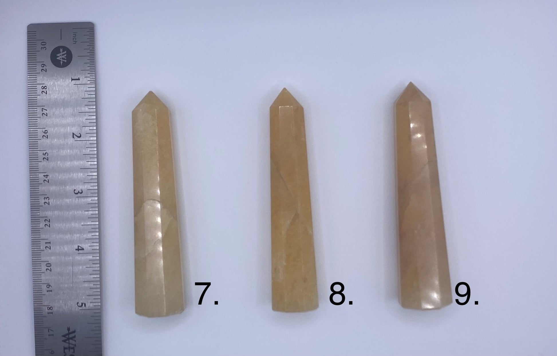 Orange Calcite Crystal Tower | Point | Wand | Natural | Healing | Meditation | Altar Decor | Gift Crystal Eyes It