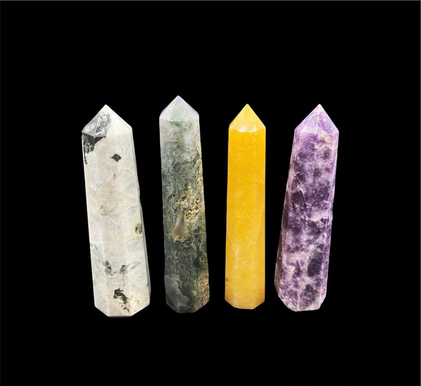 Amethyst Crystal Tower | Chevron | Point | Wand | Natural | Healing | Meditation | Altar Decor | Gift Crystal Eyes It