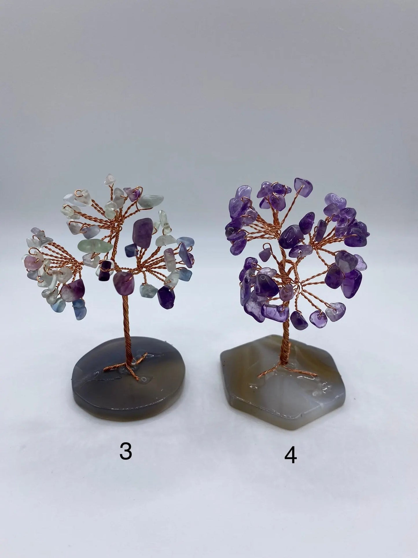 Mini Crystal Trees | Gemstone | Chakra | Good Luck | Healing | Altar Decor | Gift Crystal Eyes It