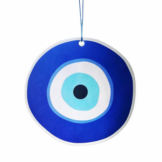 Evil Eye Air Freshener | Car | Hanging Accessory | Charm | Talisman | Lavender Scented | Protection | Good Luck | Gift Crystal Eyes It