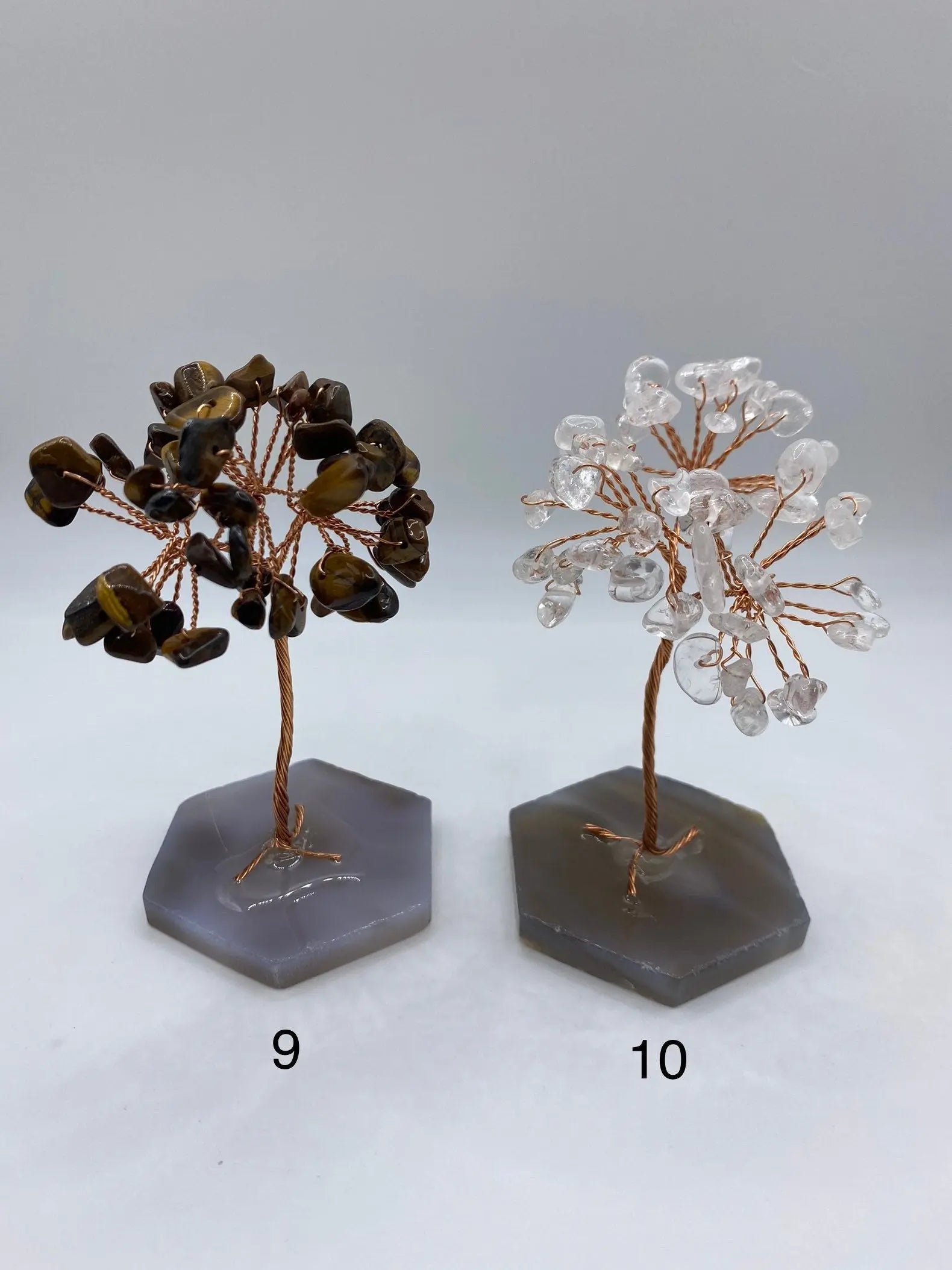 Mini Crystal Trees | Gemstone | Chakra | Good Luck | Healing | Altar Decor | Gift Crystal Eyes It