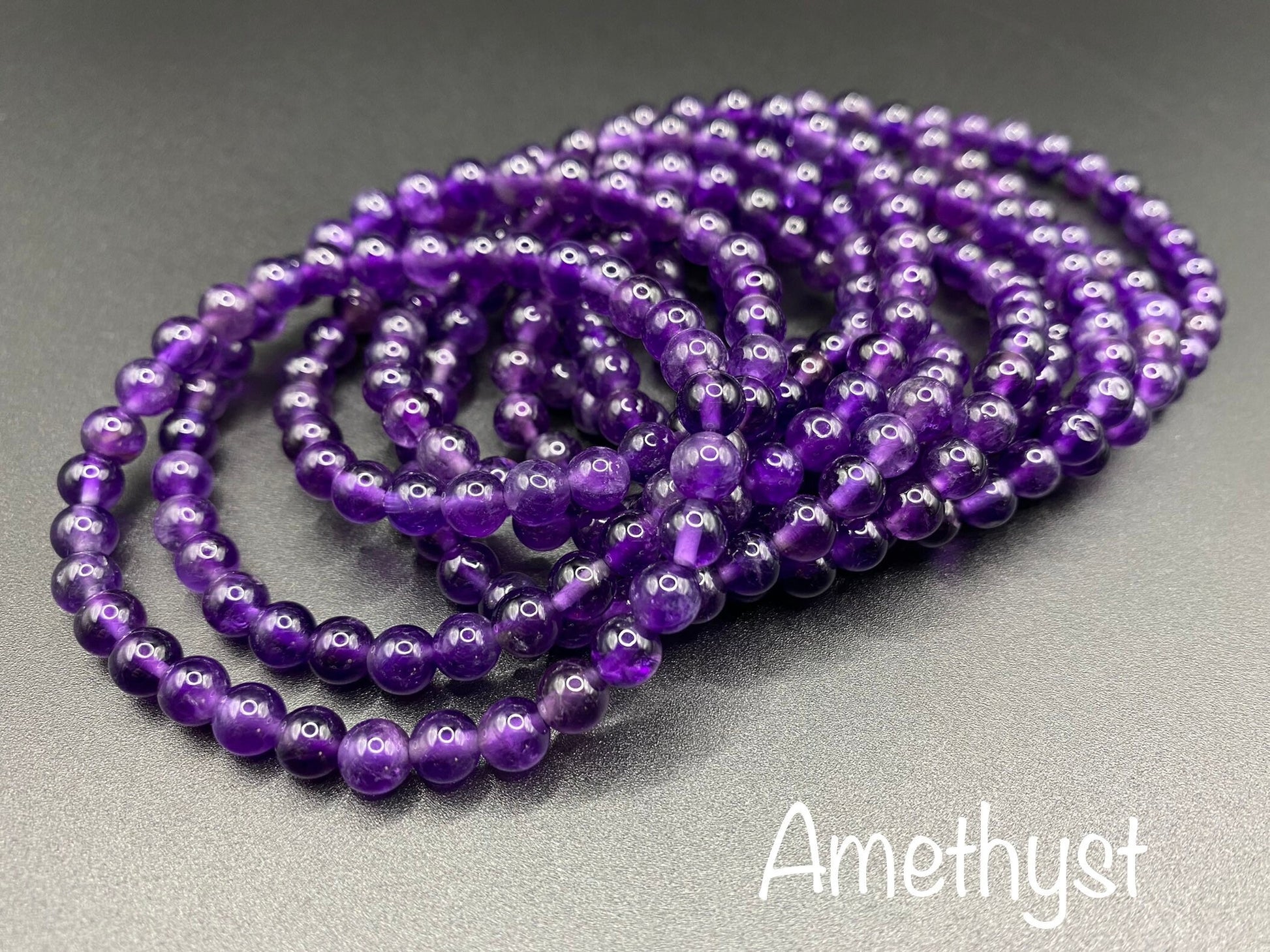 Crystal Bracelet | 6 mm Beads | Natural | Genuine | Gemstones | Handmade | Stretchy | Women | Gift Crystal Eyes It