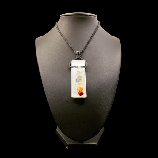 Selenite Necklace | Satin Spar | Chakra | Crystal | Jewelry | Statement Piece | Gift Crystal Eyes It