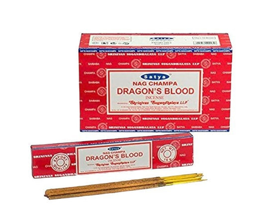 Dragons Blood Incense | Satya Incense | Incense Sticks | Incense Cones | Spiritual | Relaxing | Cleansing | Healing Crystal Eyes It