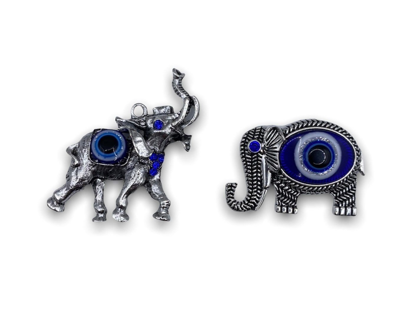 Evil Eye Magnet | Elephant | Protection Magnet | Good Luck Magnet | Lucky Charm | Evil Eye Decor | Home Decor Crystal Eyes It