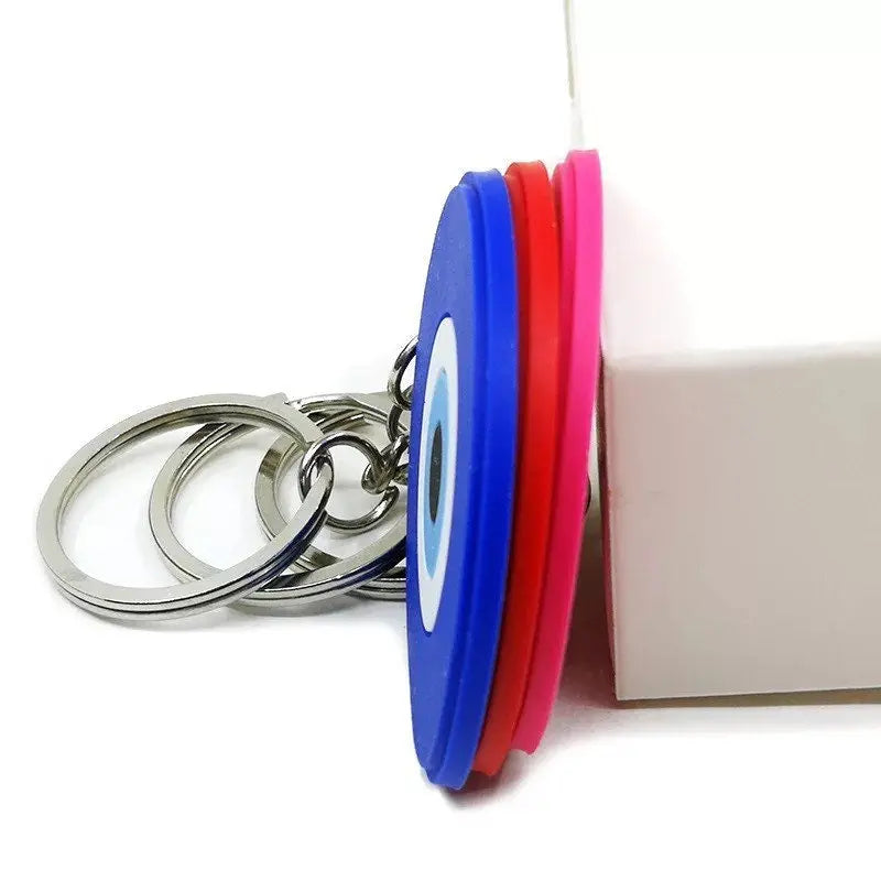 Evil Eye Keychain | Nazar | Matiasma | Mal de Ojo | Protection Symbol | Good Luck Charm | Talisman | Accessory | Gift Crystal Eyes It