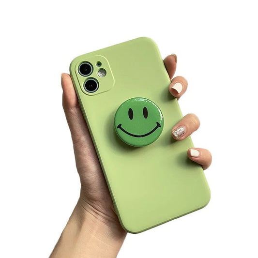 Smiley Face Phone Grip | Tablet | Stand | Holder | Smile | Black | White | Color | Accessory | Gift Crystal Eyes It