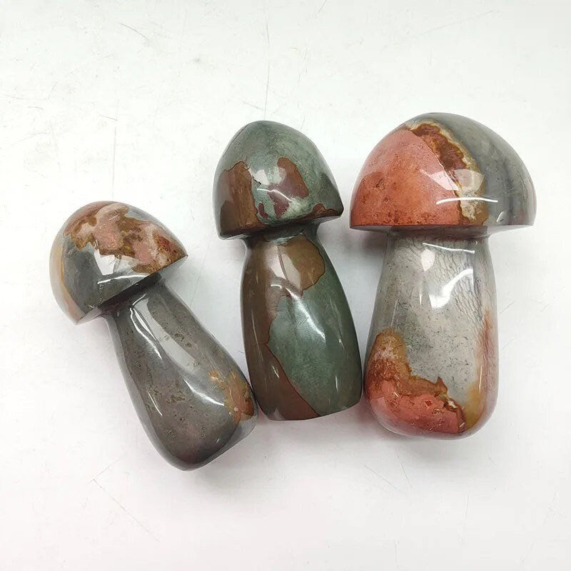Ocean Stone Mushroom Crystal 2-3” | Crystal Shape | Decor | Gift My Store