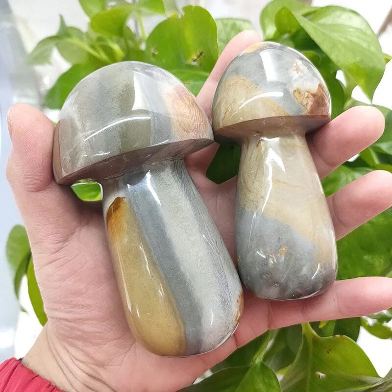 Ocean Stone Mushroom Crystal 2-3” | Crystal Shape | Decor | Gift My Store