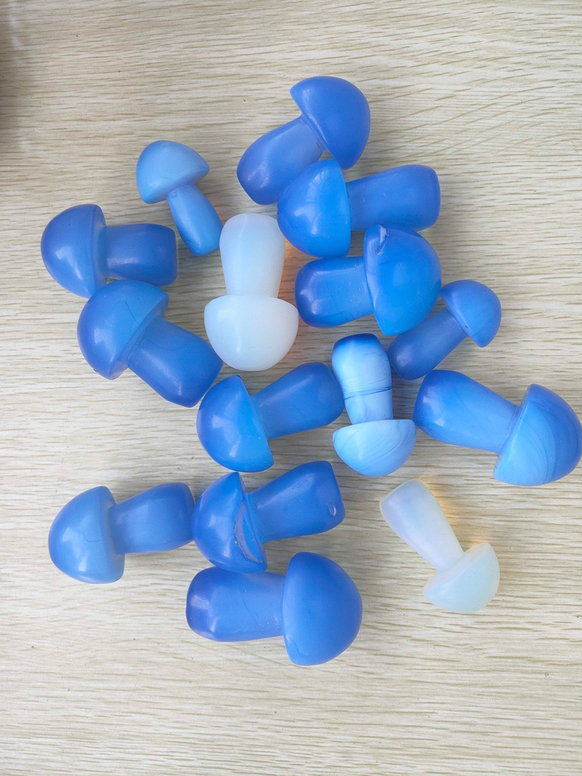 Opalite Mushroom Crystal 2-3” | Blue | White | Crystal Shape | Decor | Gift My Store
