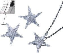 Star Earrings | Necklace | Jewelry Set | 925 Silver | Zircon | Pendant | Gift Crystal Eyes It
