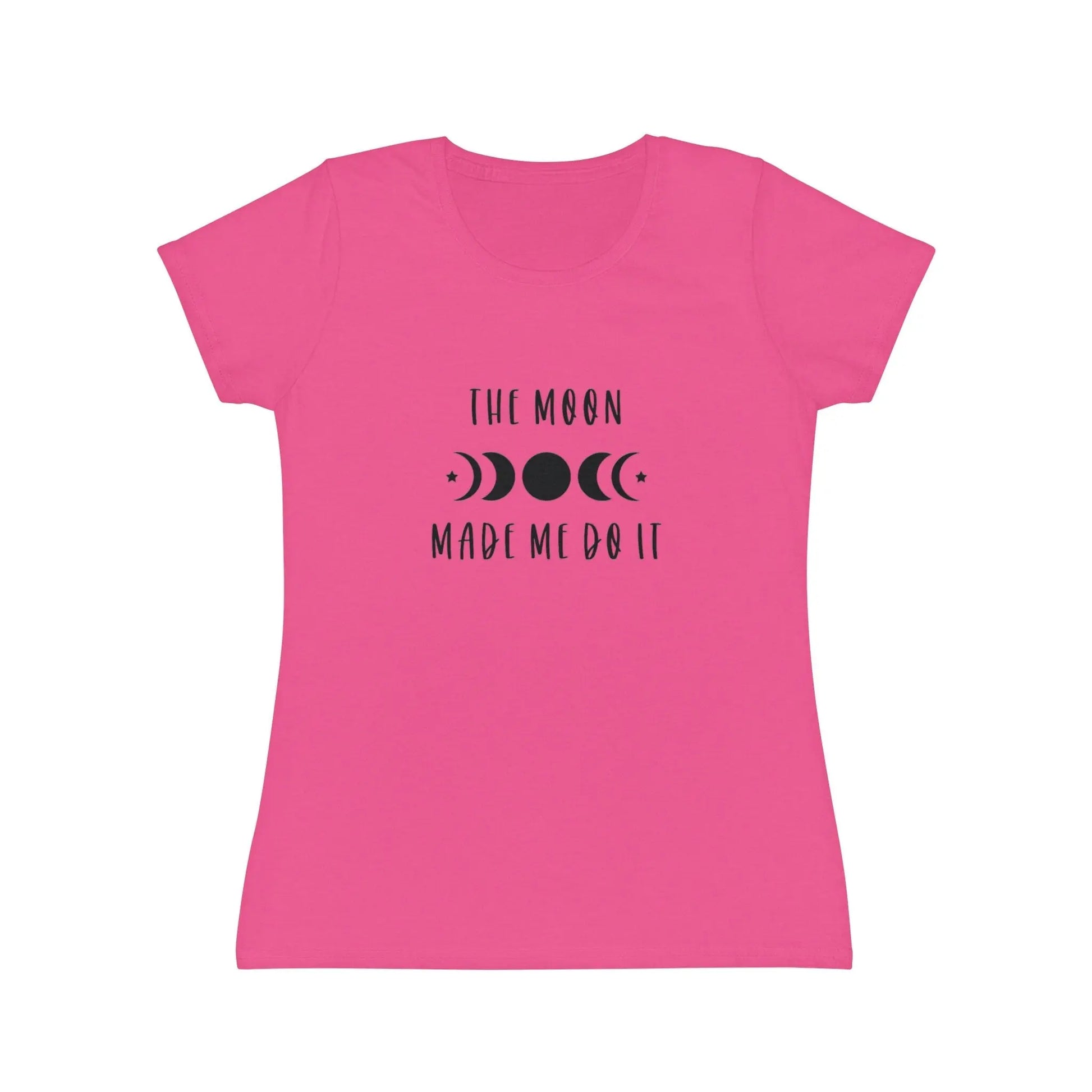 Moon Phase T-Shirt | The Moon Made Me Do It Shirt | Women | Cotton | Crew Neck | Gift