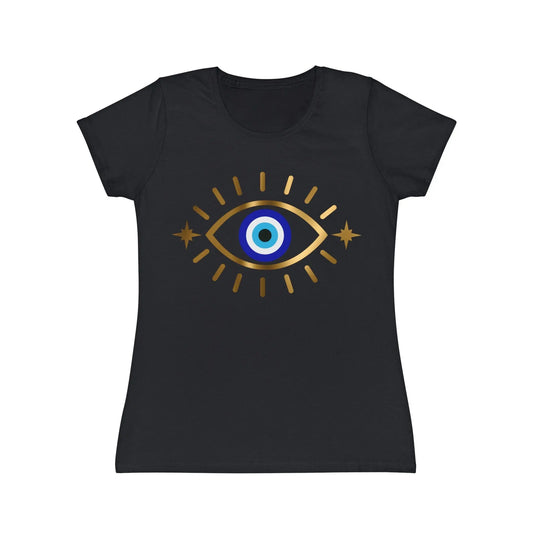 Evil Eye T- Shirt | White | Black | Grey | Blue | Gold | Cotton | Crew Neck | Gift