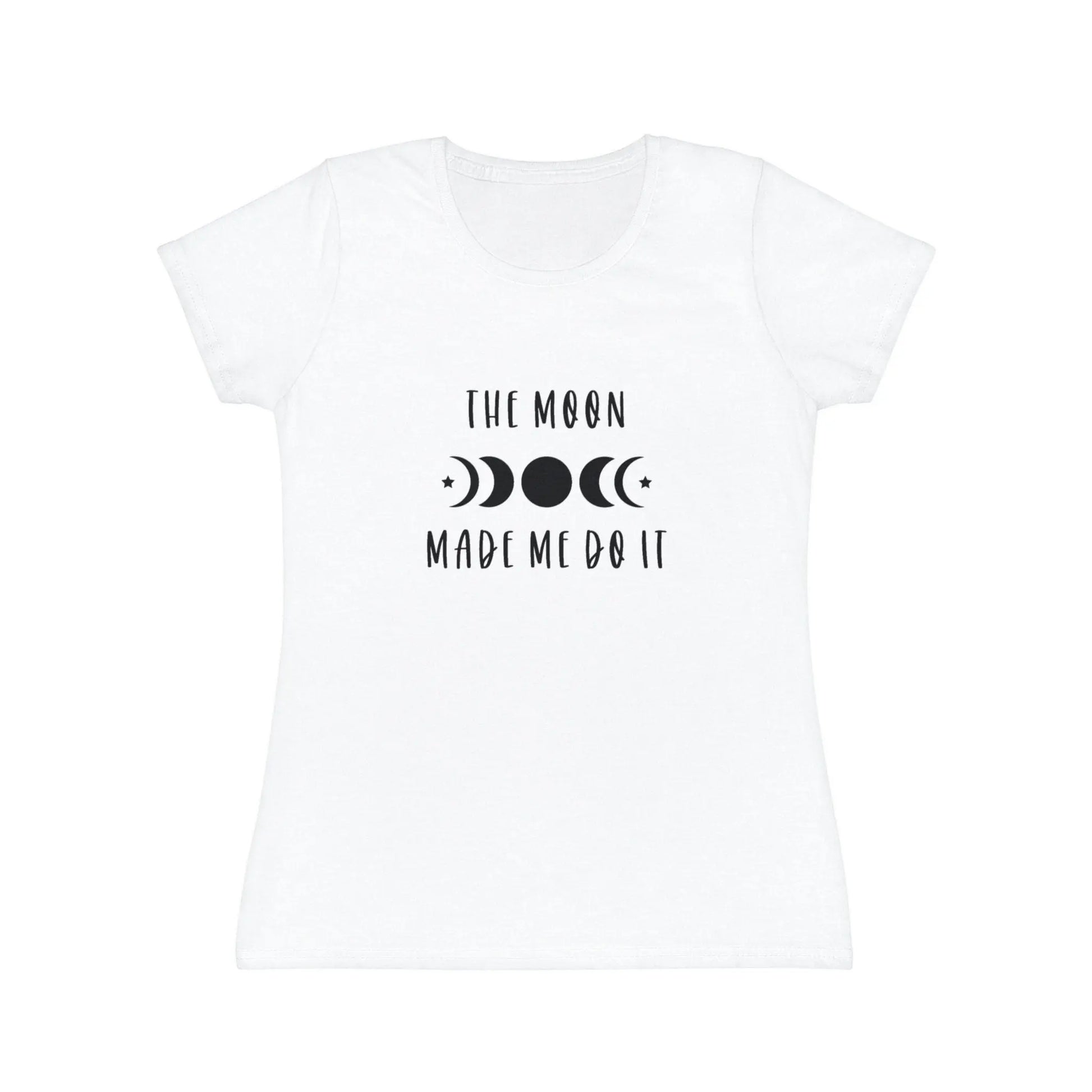 Moon Phase T-Shirt | The Moon Made Me Do It Shirt | Women | Cotton | Crew Neck | Gift