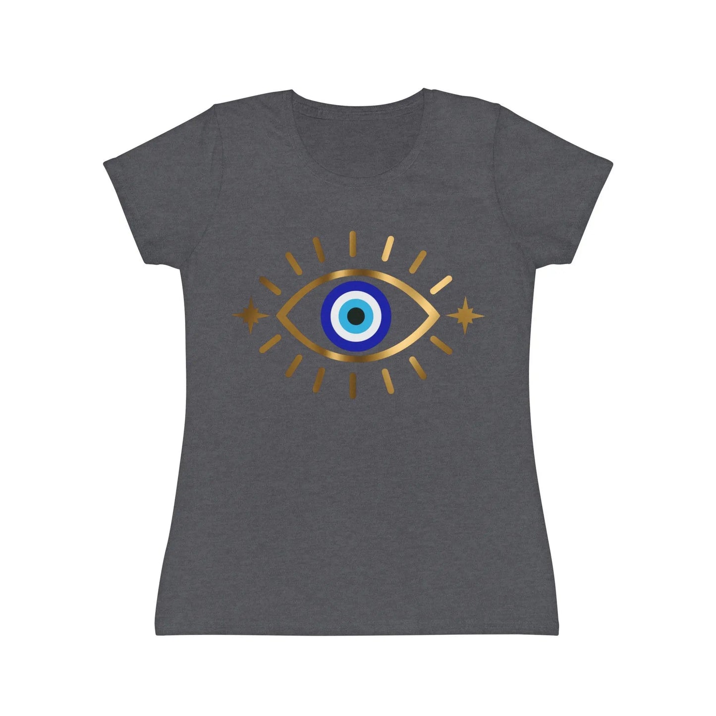 Evil Eye T- Shirt | White | Black | Grey | Blue | Gold | Cotton | Crew Neck | Gift