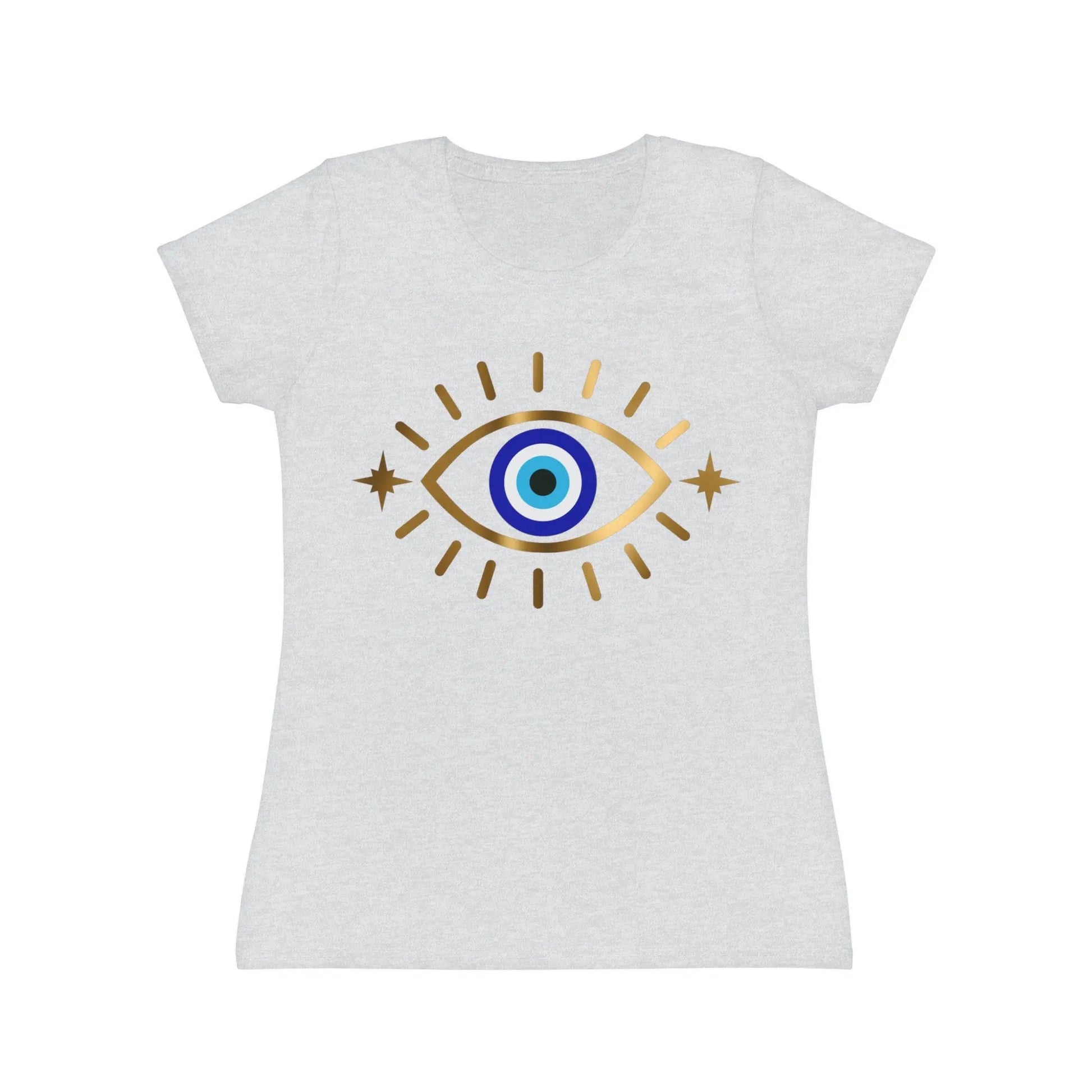 Evil Eye T- Shirt | White | Black | Grey | Blue | Gold | Cotton | Crew Neck | Gift