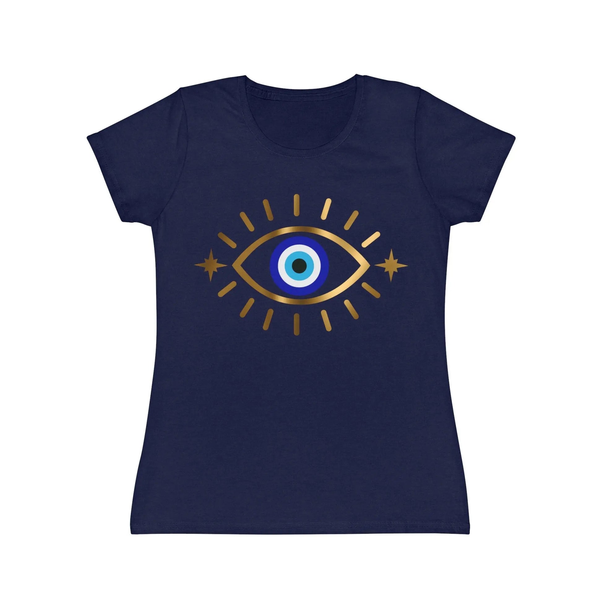 Evil Eye T- Shirt | White | Black | Grey | Blue | Gold | Cotton | Crew Neck | Gift