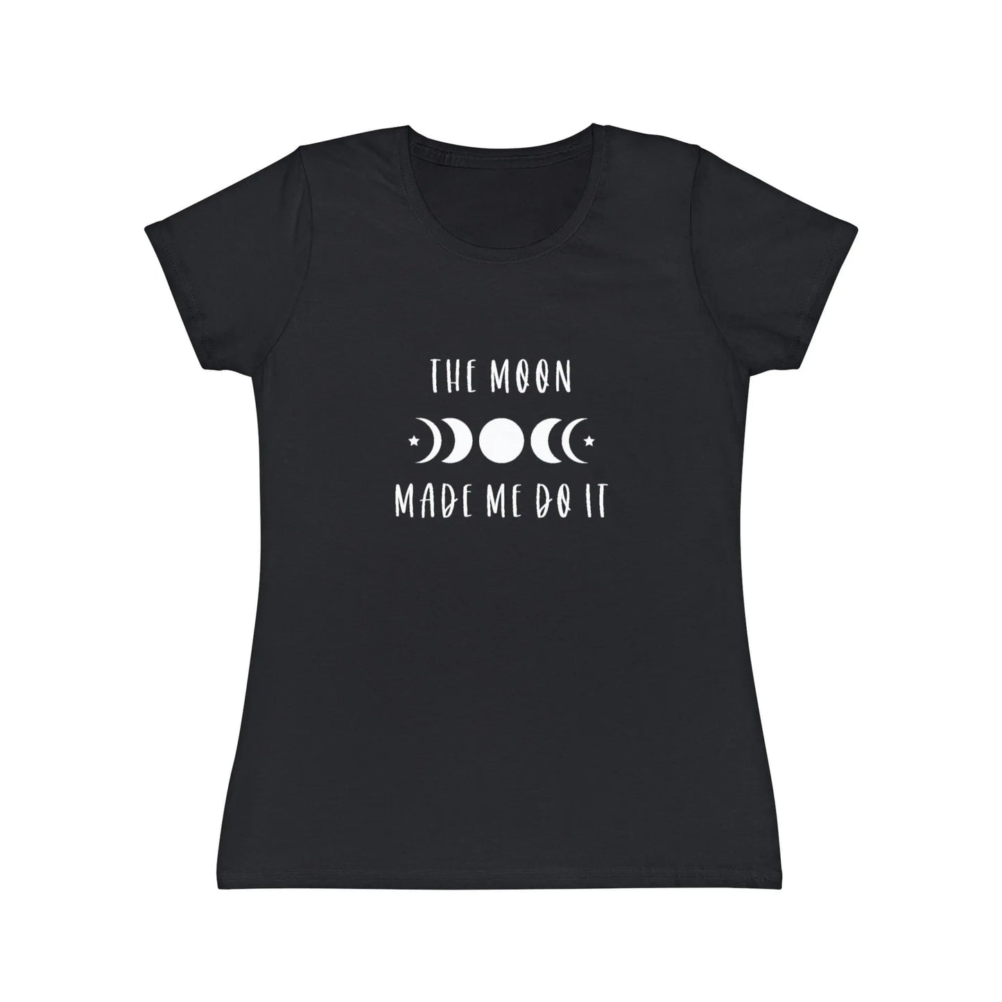 Moon Phase T-Shirt | The Moon Made Me Do It Shirt | Women | Cotton | Crew Neck | Gift