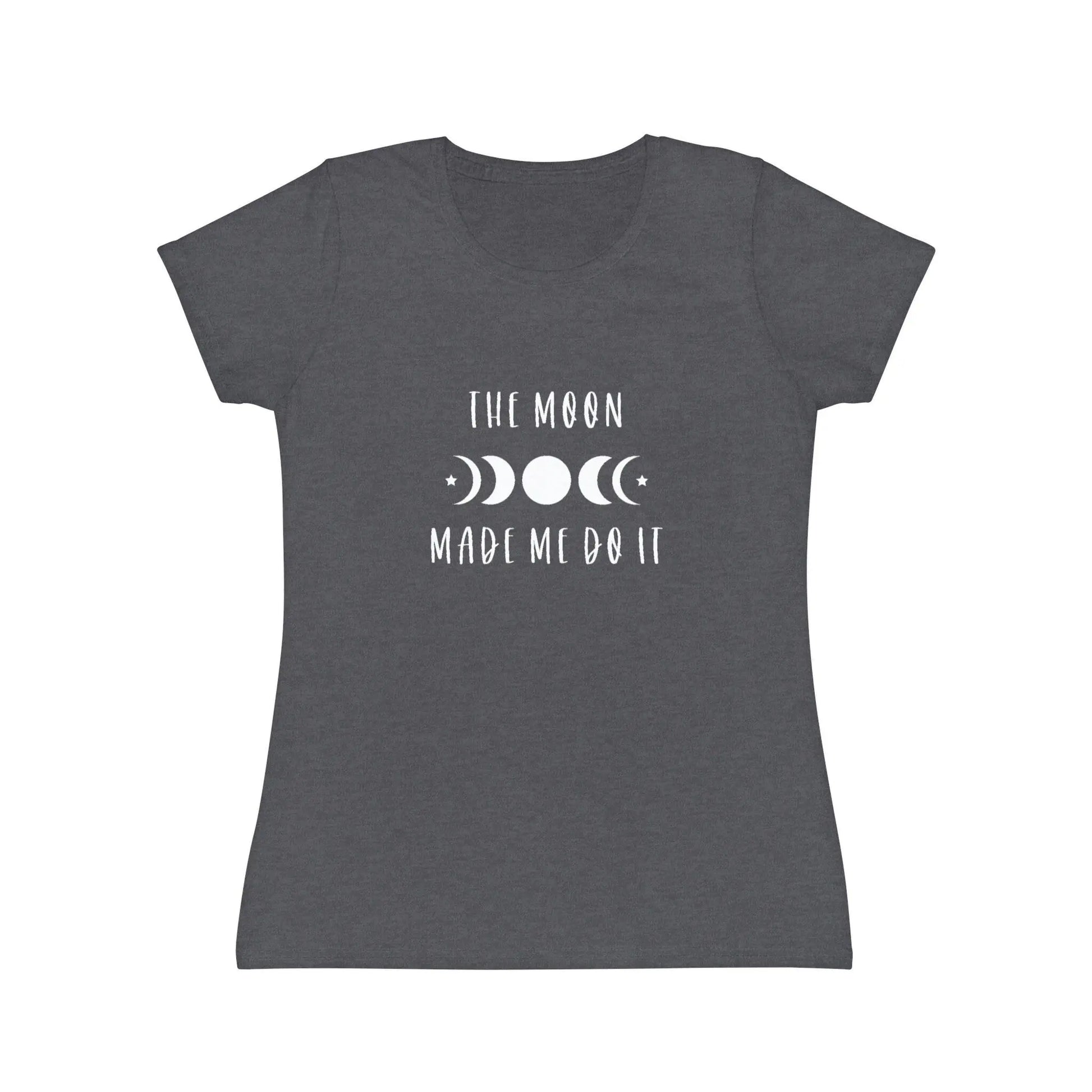 Moon Phase T-Shirt | The Moon Made Me Do It Shirt | Women | Cotton | Crew Neck | Gift