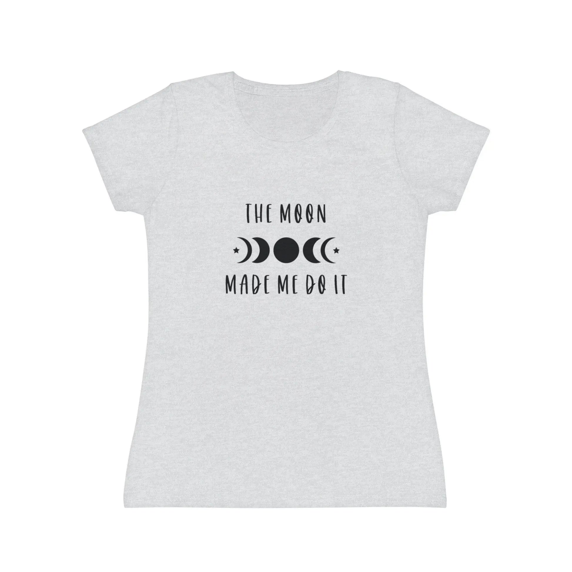Moon Phase T-Shirt | The Moon Made Me Do It Shirt | Women | Cotton | Crew Neck | Gift
