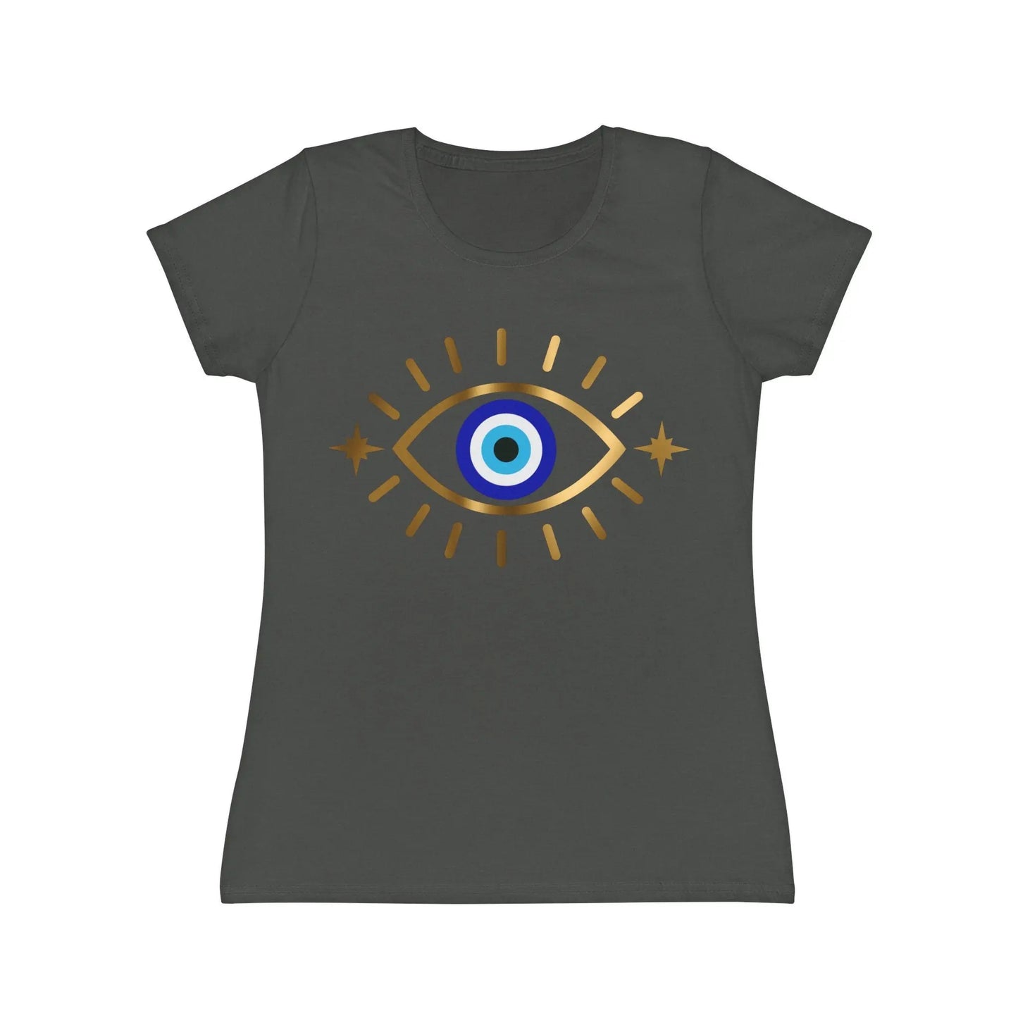 Evil Eye T- Shirt | White | Black | Grey | Blue | Gold | Cotton | Crew Neck | Gift