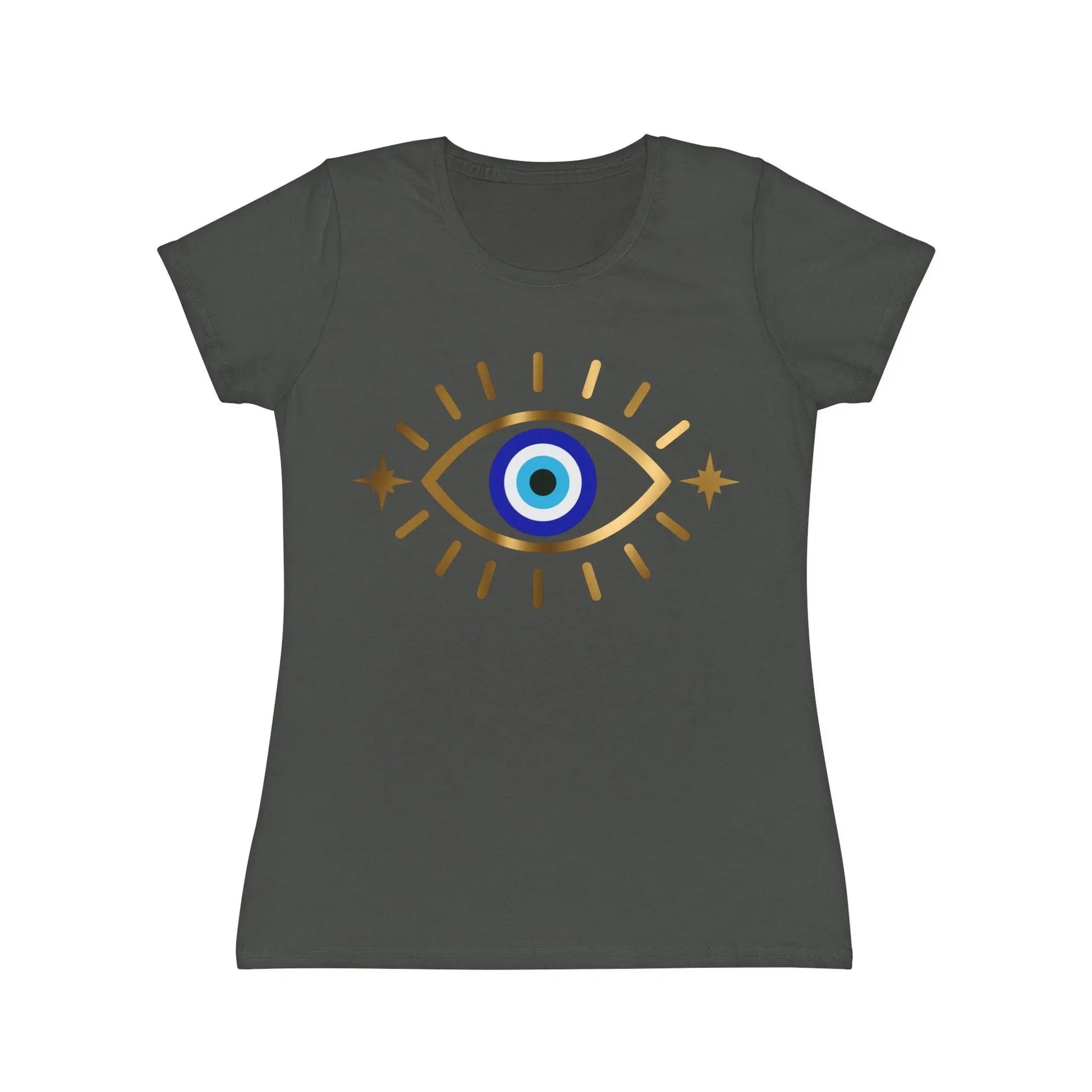 Evil Eye T- Shirt | White | Black | Grey | Blue | Gold | Cotton | Crew Neck | Gift