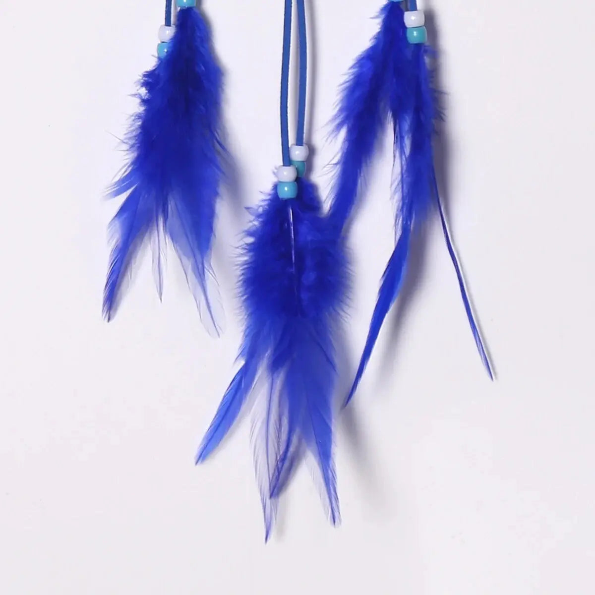 Evil Eye Dreamcatcher | Blue | Dream Catcher | Wall Hanging Decoration | Boho | Feathers | Art | Gift Crystal Eyes It